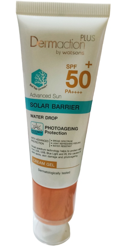Dermaction Plus by Watsons Advanced Sun Water Drop Cream Gel SPF 50++++