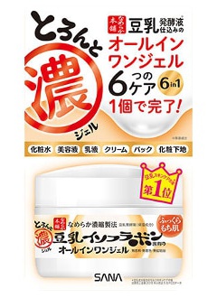 SANA Soy Milk 6 In 1 Moisture Gel Cream