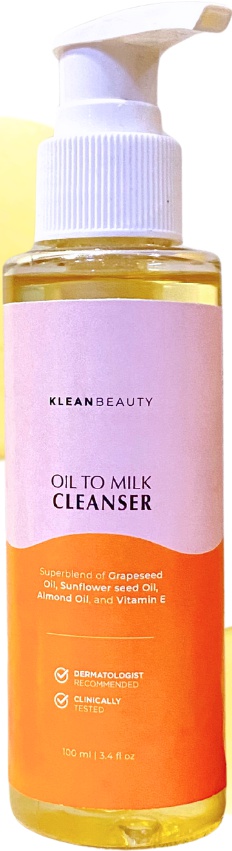 Klean beauty Oil To Milk Cleanser