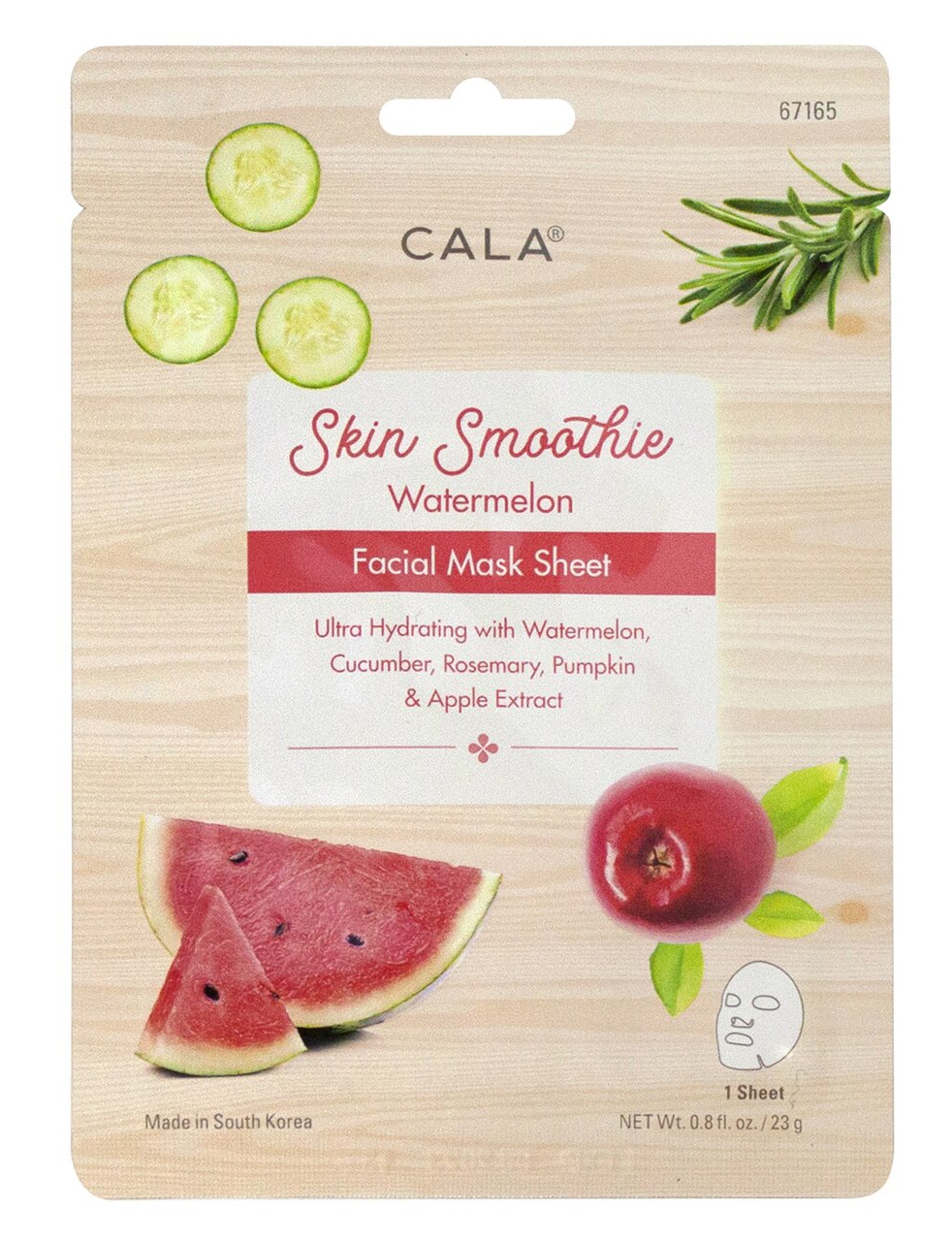 Cala Skin Smoothie Watermelon Facial Mask Sheet