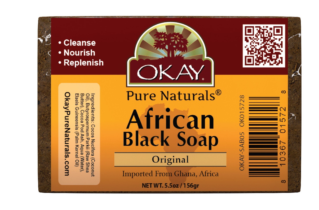 Okay Pure Naturals African Black Bar Soap