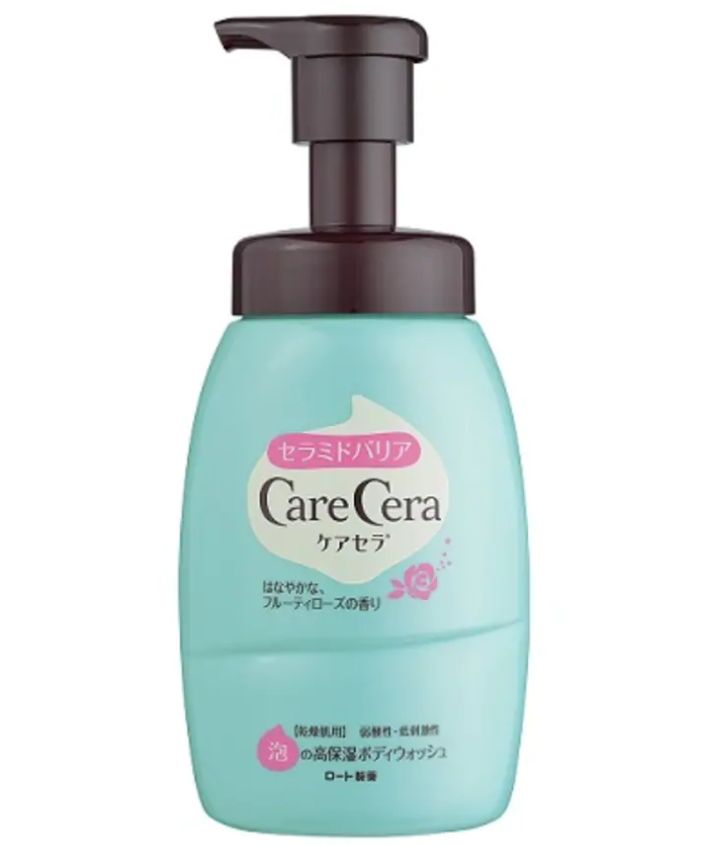 Care Cera Moisturizing Body Foam Wash Fruitty Rose