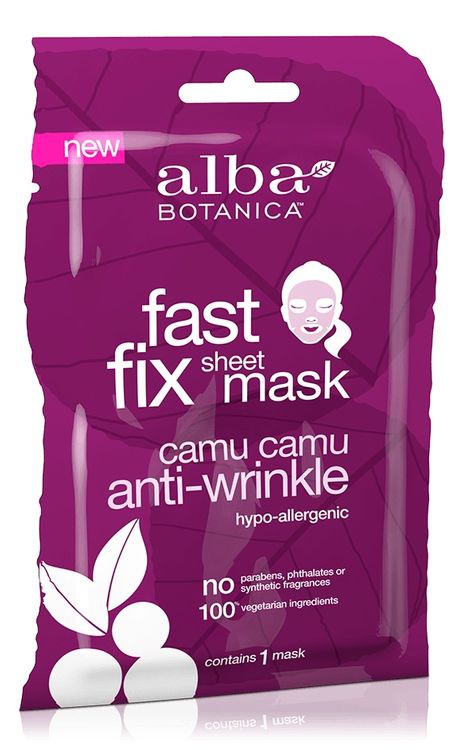 Alba Botanica Fast Fix Sheet Mask Camu Camu Anti-wrinkle