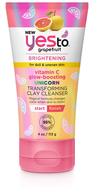 Yes To Grapefruit Vitamin C Glow Boosting Unicorn Transforming Clay Cleanser