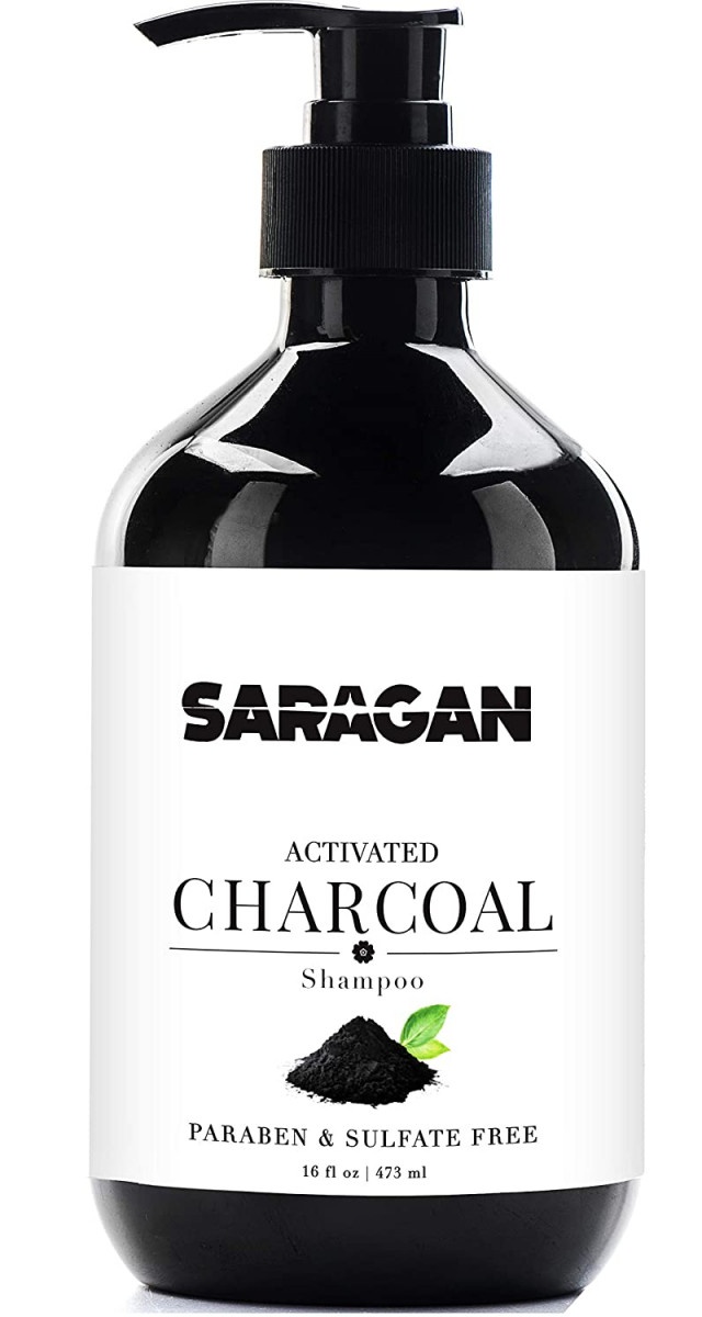 Saragan Pure Activated Charcoal Shampoo