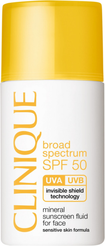 Clinique Broad Spectrum Spf 50 Mineral Sunscreen Fluid For Face