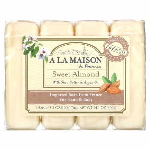 A La Maison de Provence Sweet Almond Hand & Body Bar Soap