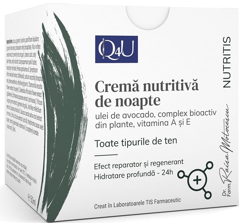 TIS farmaceutic Cremă Nutritivă Pentru Noapte Nutritis