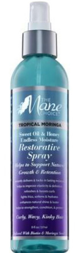 The Mane Choice Tropical Moringa Sweet Oil & Honey Endless Moisture Restorative Spray