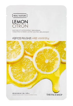 The Face Shop Real Nature Lemon Face Mask