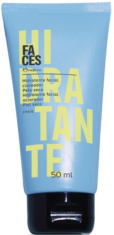 Natura Hidratante Facial Clareador Faces Pele Seca