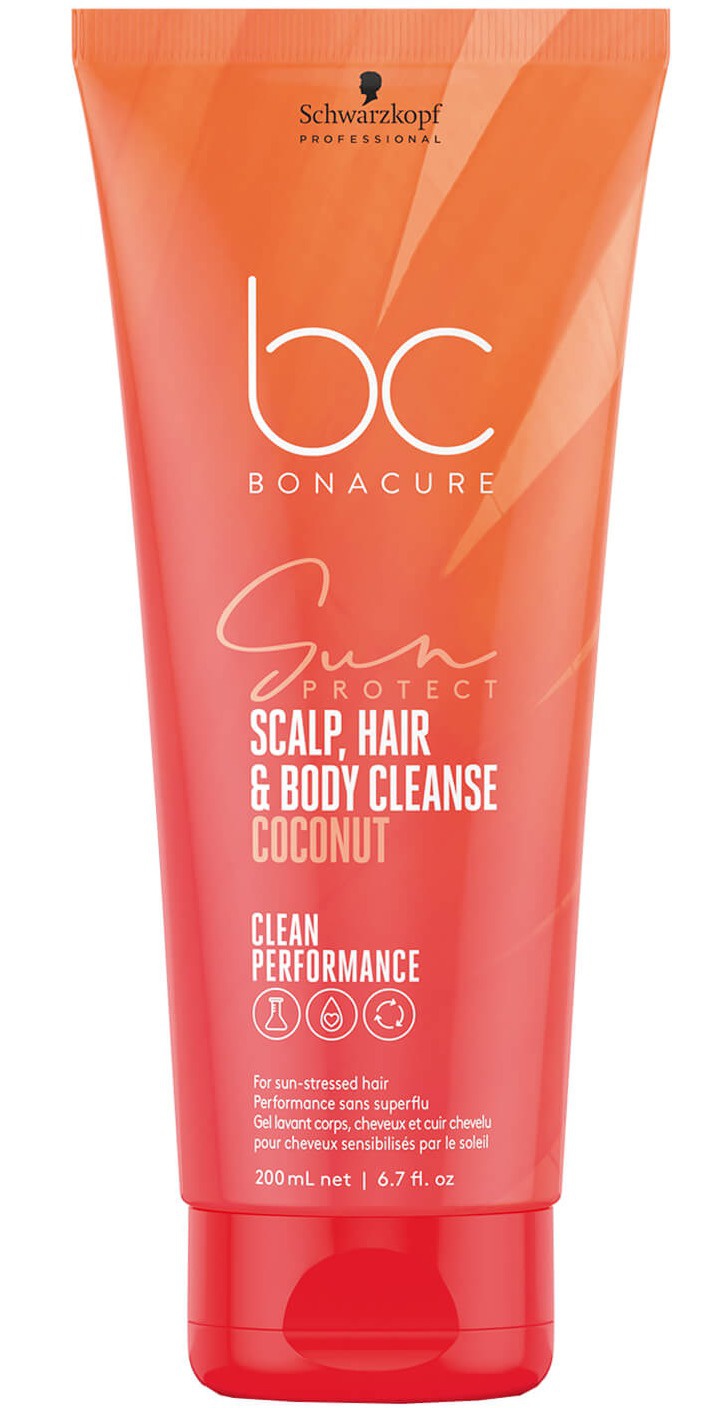 Schwarzkopf Professional BC Bonacure Sun Protect Coconut Scalp, Hair & Body Cleanse