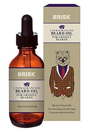 BRISK Unfragranced Beard Oil