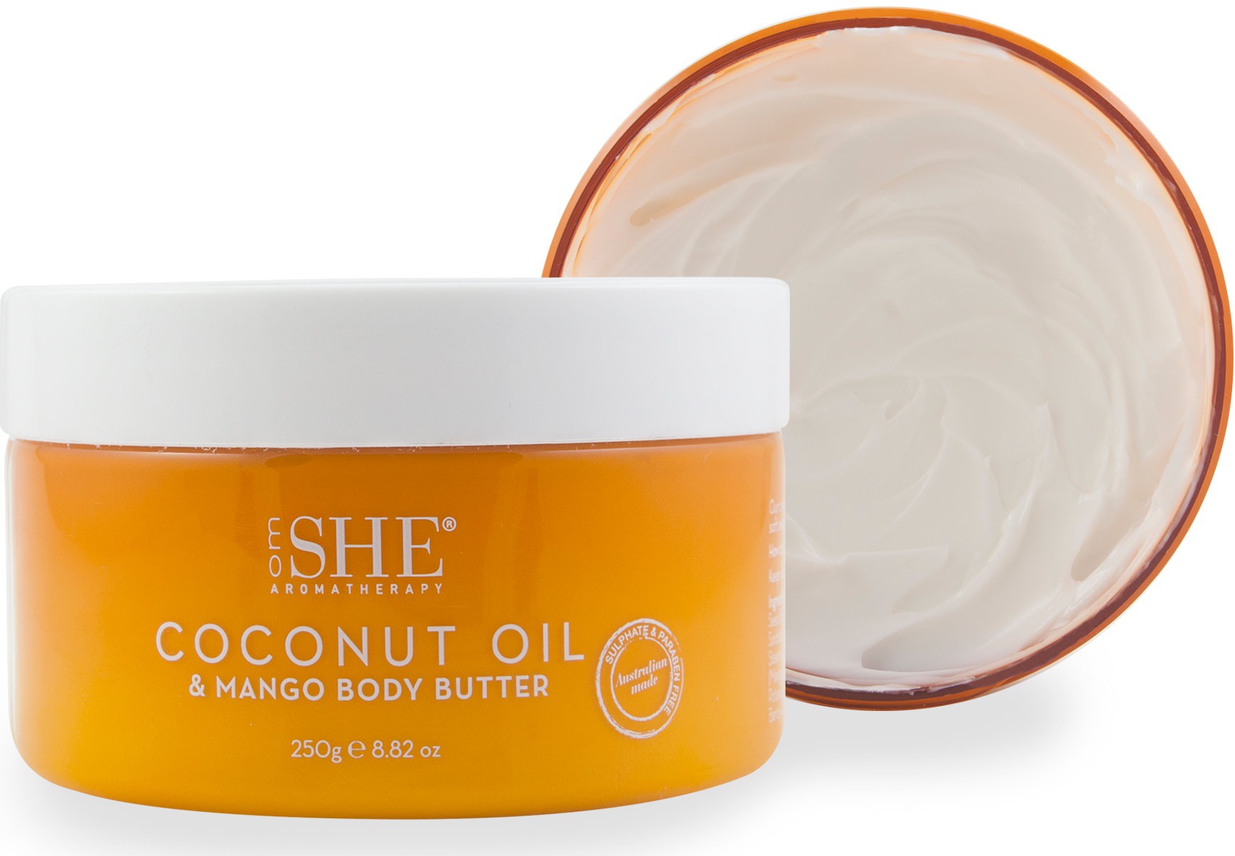 om SHE Aromatherapy Coconut Oil & Mango Body Butter