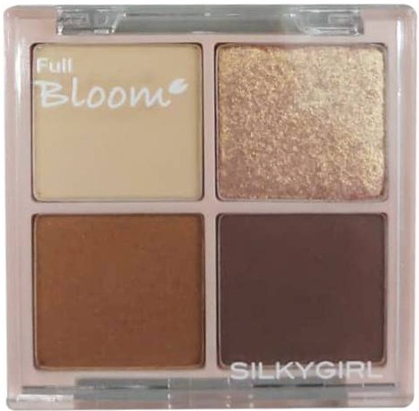 Silky Girl Full Bloom Eyeshadow Quad 01 Dazzling Lily