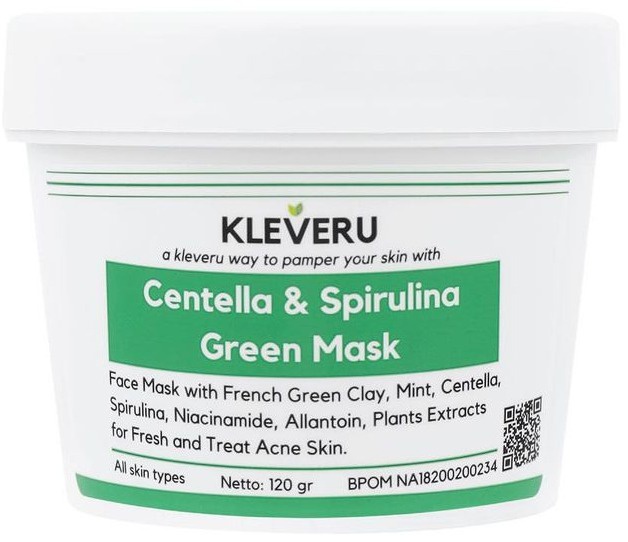 Kleveru Centella And Spirulina Green Mask