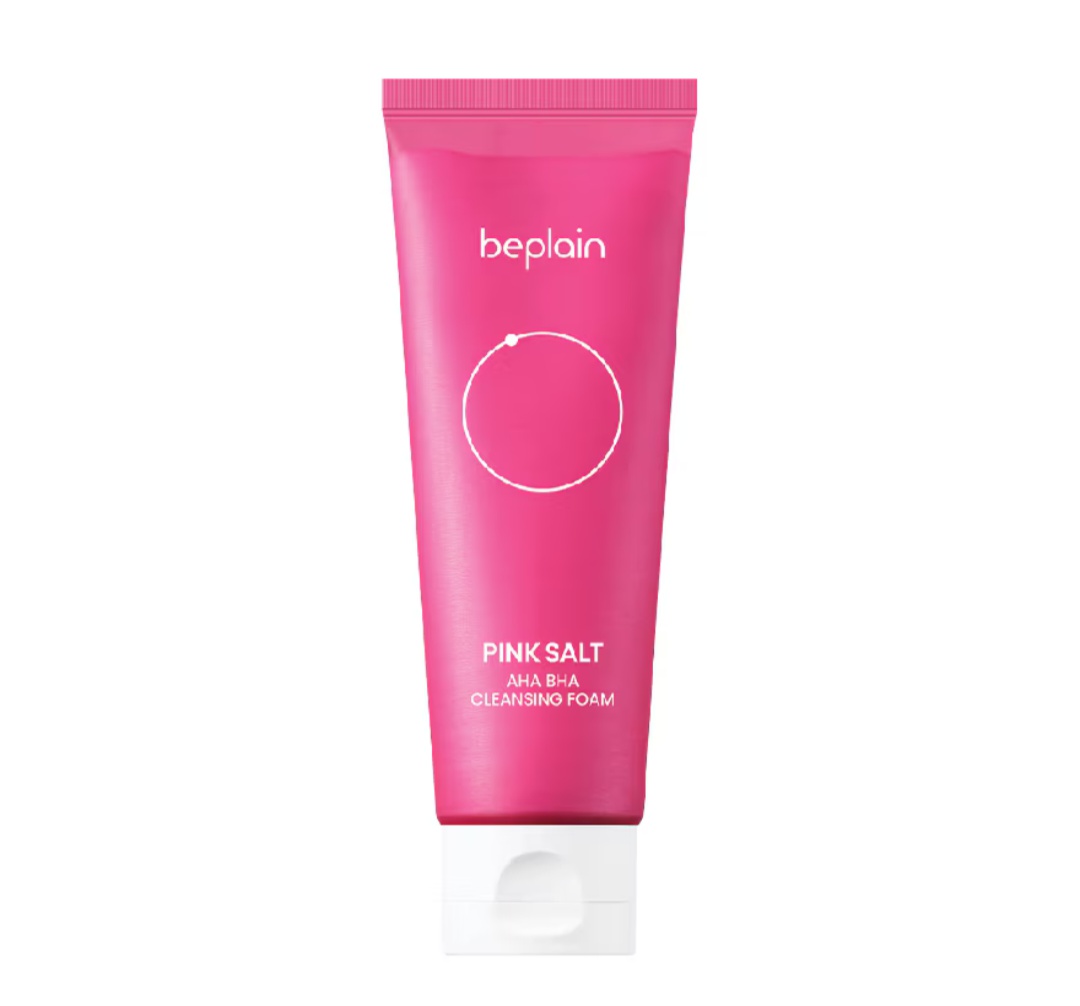 Be Plain Pink Salt AHA BHA Cleansing Foam