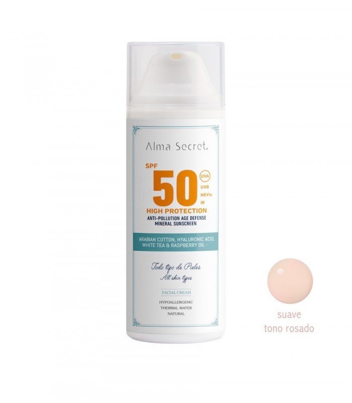 Alma Secret Facial Cream With Solar Protection Spf 50