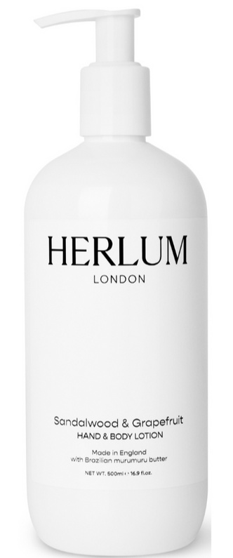 Herlum London Hand And Body Lotion Sandalwood And Grapefruit