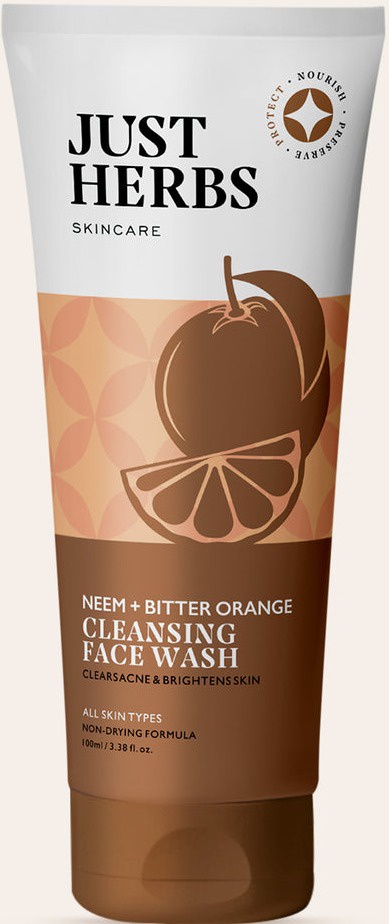 Just Herbs Neem + Bitter Orange Cleansing Facewash