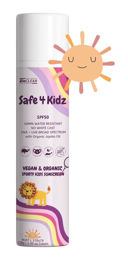 Safe4Kidz Sporty Kids Sunscreen SPF50