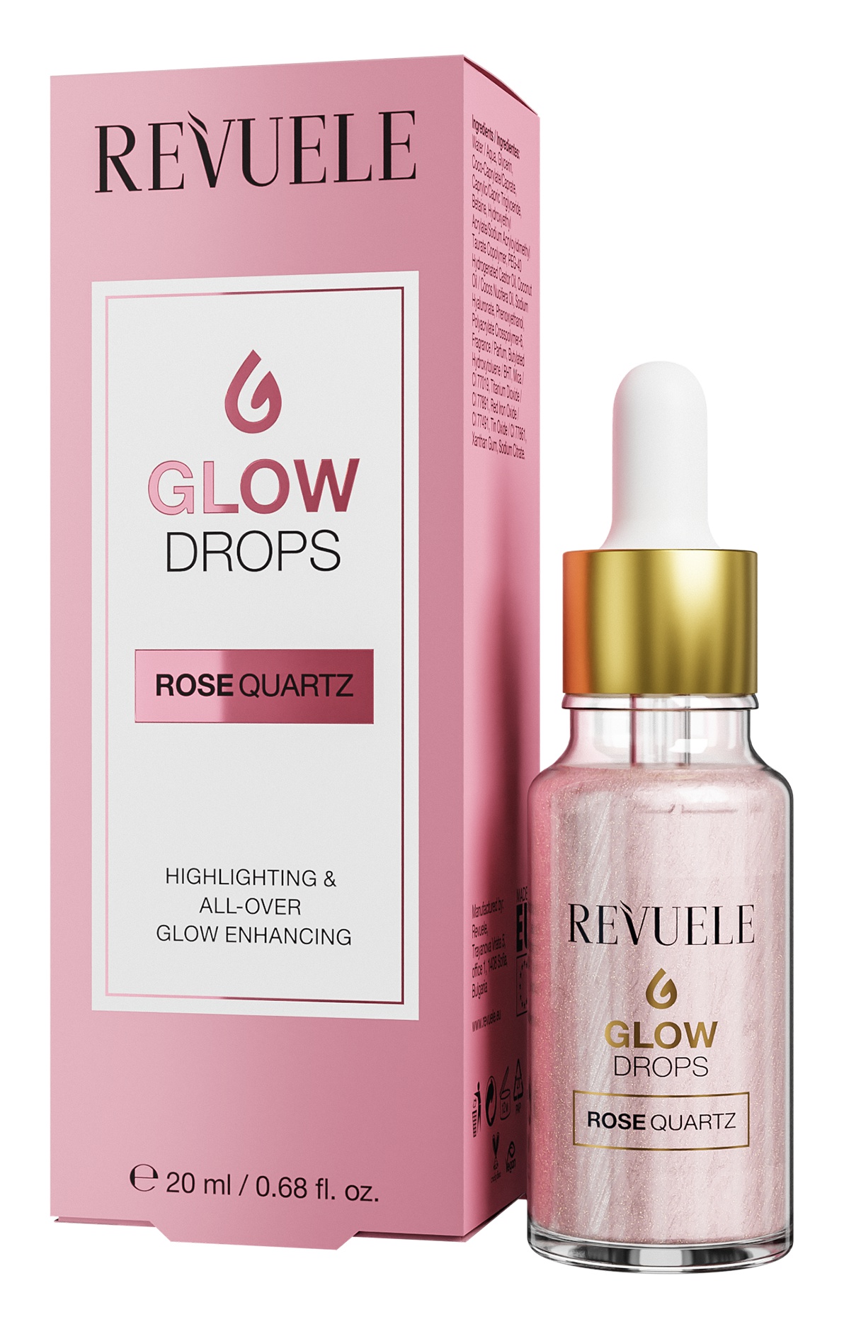 Revuele Glow Drops Rose Quartz