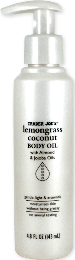 Trader Joe's Lemongrass Coconut Body Oil