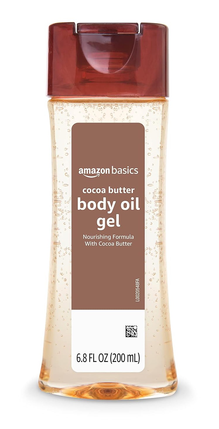 Amazon Basics Cocoa Butter Body Oil Gel