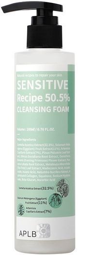 APLB Sensitive Recipe 50.5% Cleansing Foam