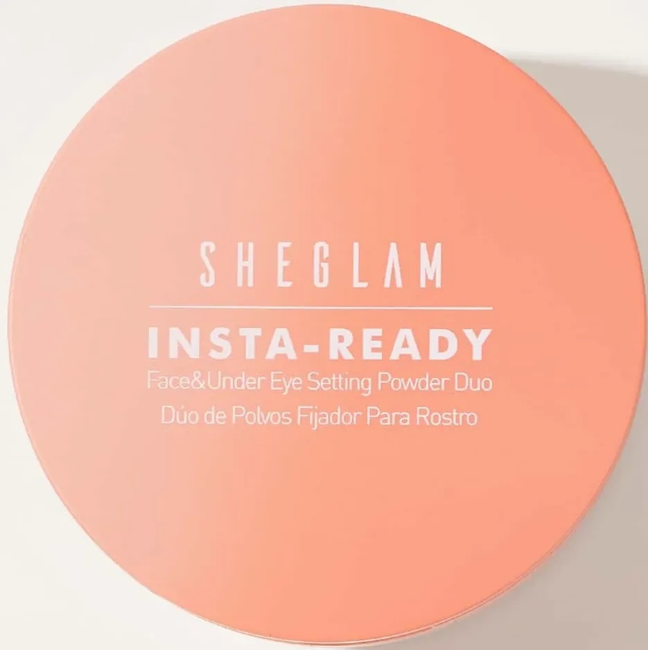 SheGlam Insta-ready Face & Under Eye Setting Powder Duo-BISQUE