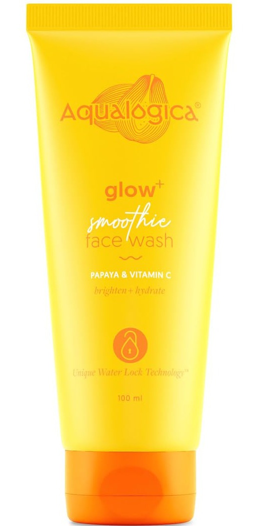 Aqualogica Glow+ Smoothie Face Wash With Vitamin C, Hyaluronic Acid & Papaya For Tan Removal