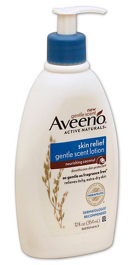 Aveeno Skin Relief Gentle Scent Lotion Nourishing Coconut