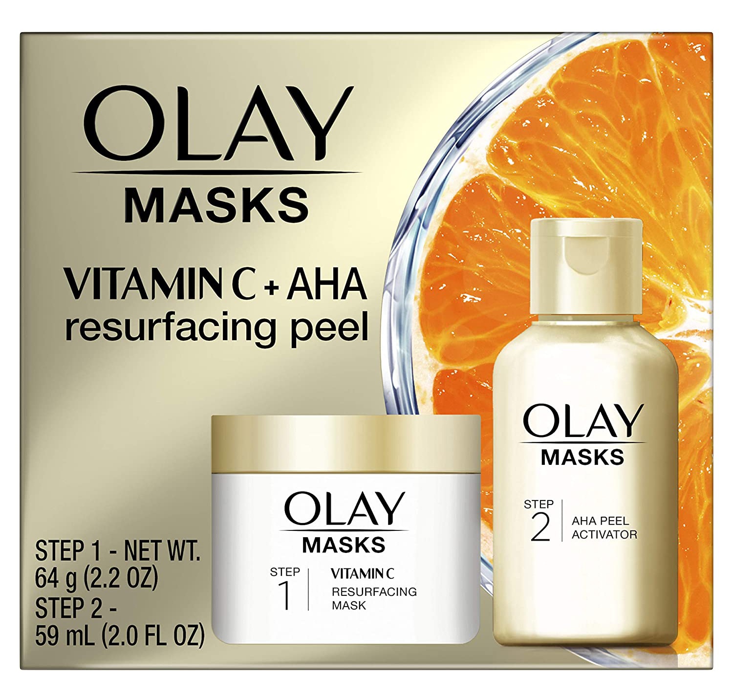 Olay Vitamin C Resurfacing Mask & Resurfacing Peel (Step 2)