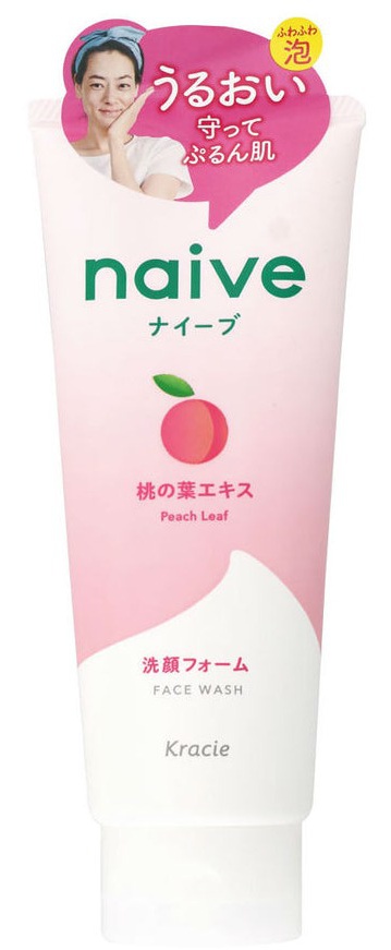 Kracie Naive Peach Leaf Face Wash