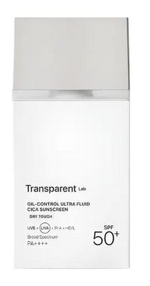 Transparent lab Oil Control Ultra Fluid Cica Sunscreen SPF50+