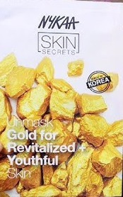 Nykaa Skin Secrets Unmask Gold For Revitalized + Youthful Skin