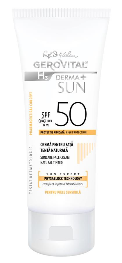 Gerovital H3 Derma+ Sun Expert Spf 50 Natural Teinted
