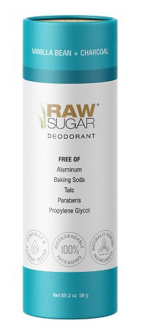 Raw Sugar Deodorant  Vanilla Bean + Charcoal