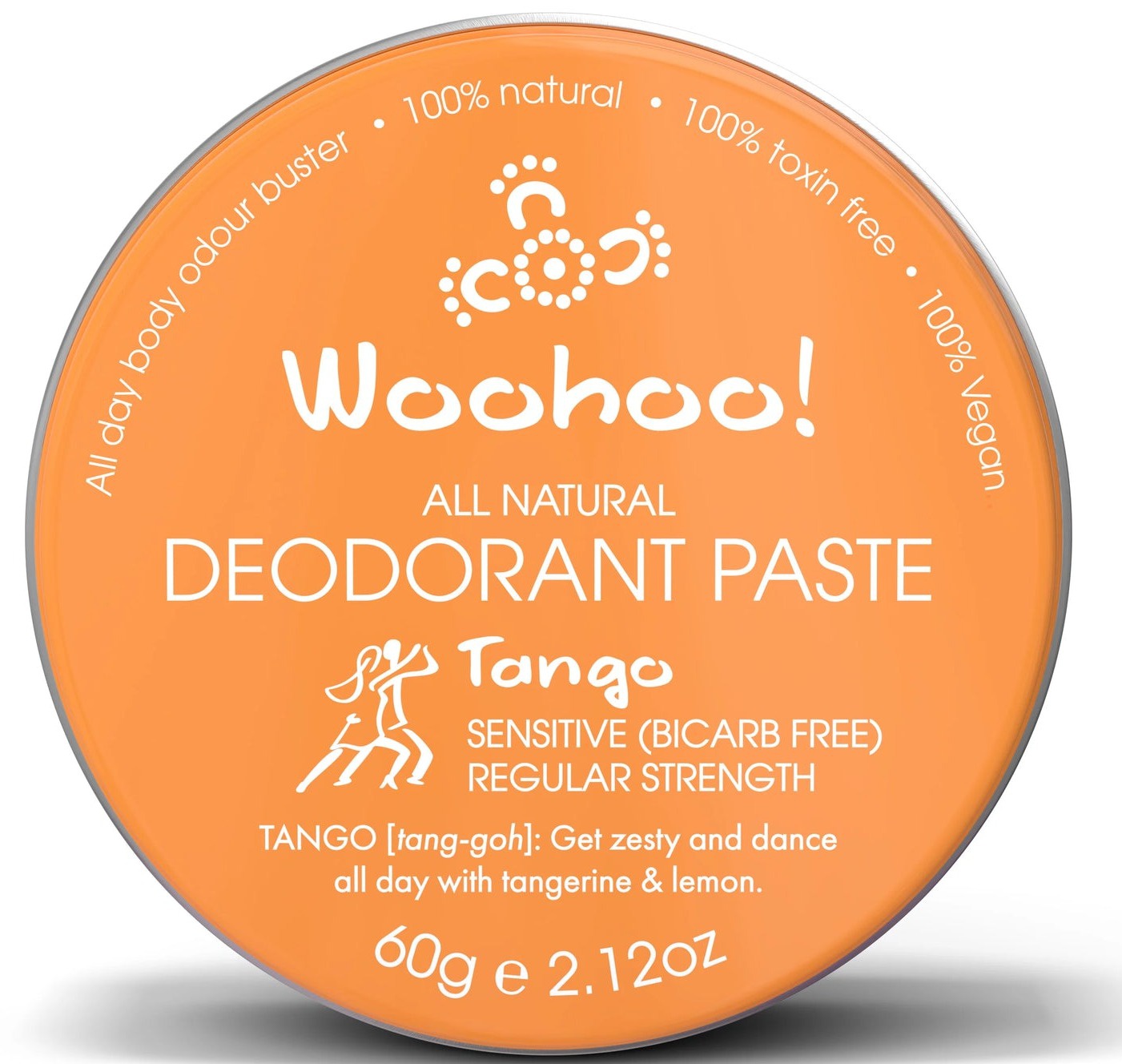Woohoo All Natural Deodorant Paste (TANGO)