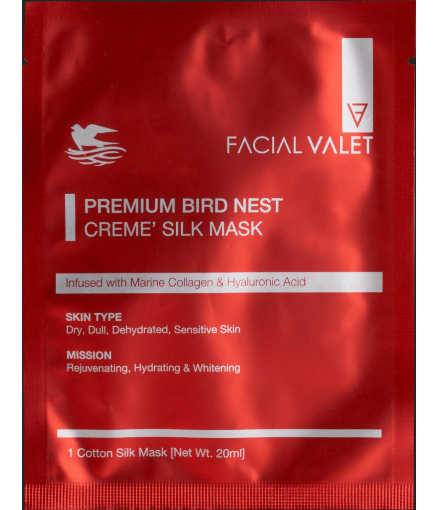 Facial Valet Premium Bird’s Nest Creme’ Silk Mask
