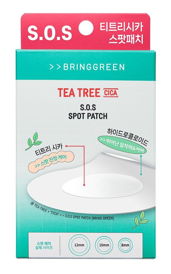 BRINGGREEN Tea Trea Cica S.o.s Spot Patch