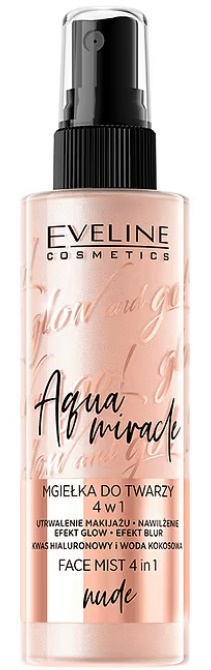 Eveline Glow And Go Aqua Miracle Face Mist Nude