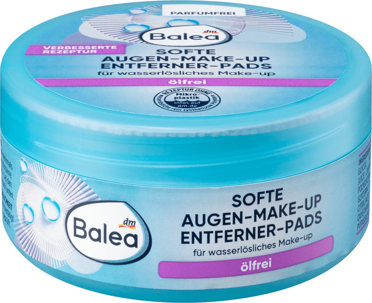 Balea Softe Augen Make-Up Entferner Pads Ölfrei