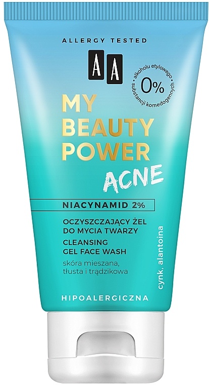 AA My Beauty Power Acne Cleansing Gel Face Wash