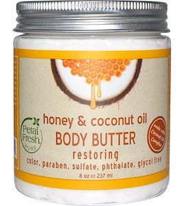 Petal Fresh Pure, Body Butter, Restoring, Honey & Coconut Oil