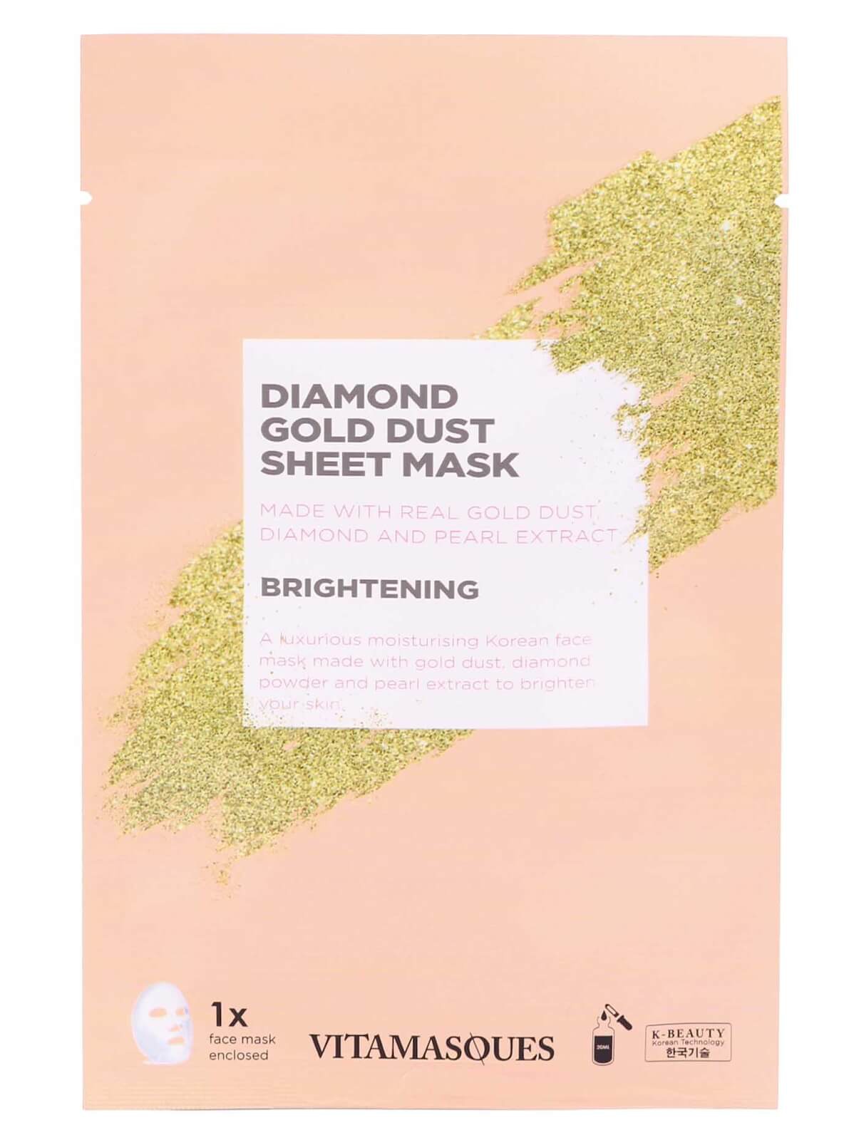 Vitamasques Diamond Gold Dust Sheet Mask