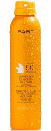 Babé Laboratorios Fotoprotector Transparente Wet Skin 50Spf