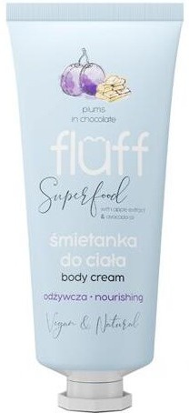 Fluff Superfood Body Cream Plums In Chocolate