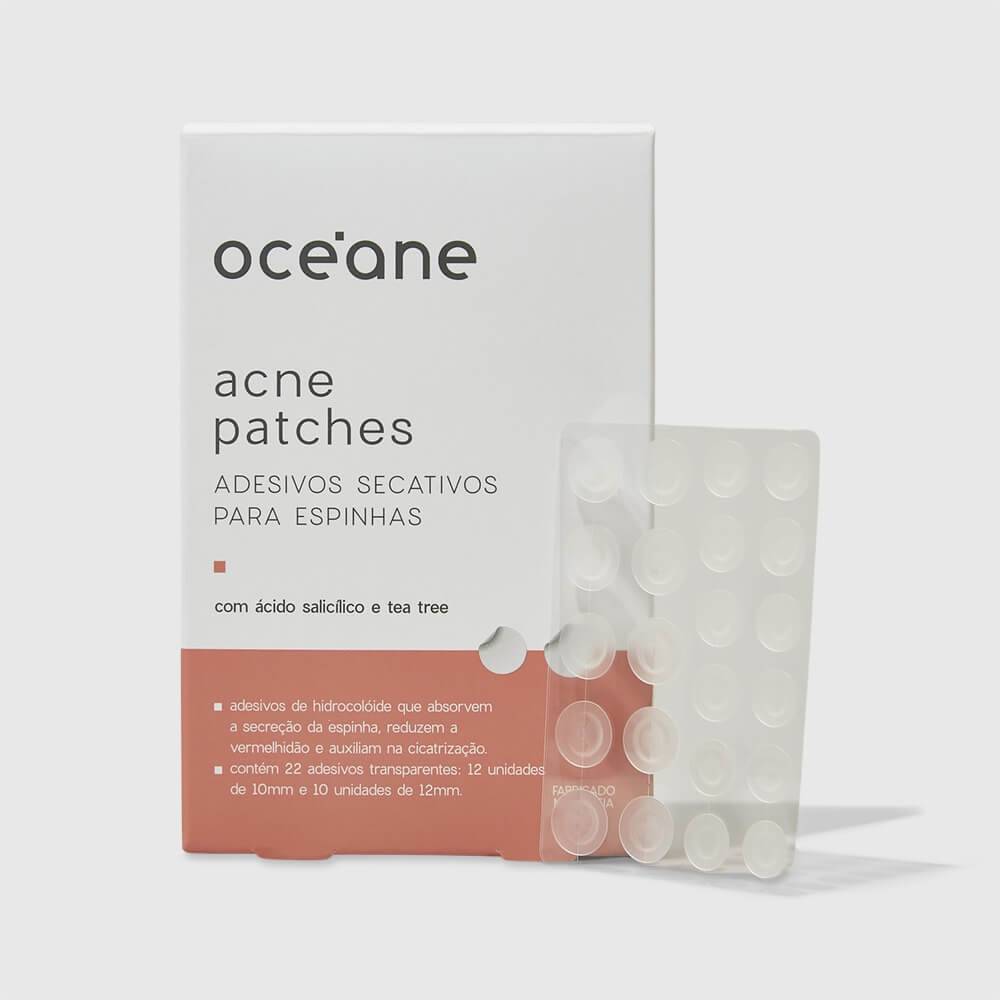 Oceane Adesivos Secativos Para Espinhas Com Ácido Salicílico - Acne Patches 22un