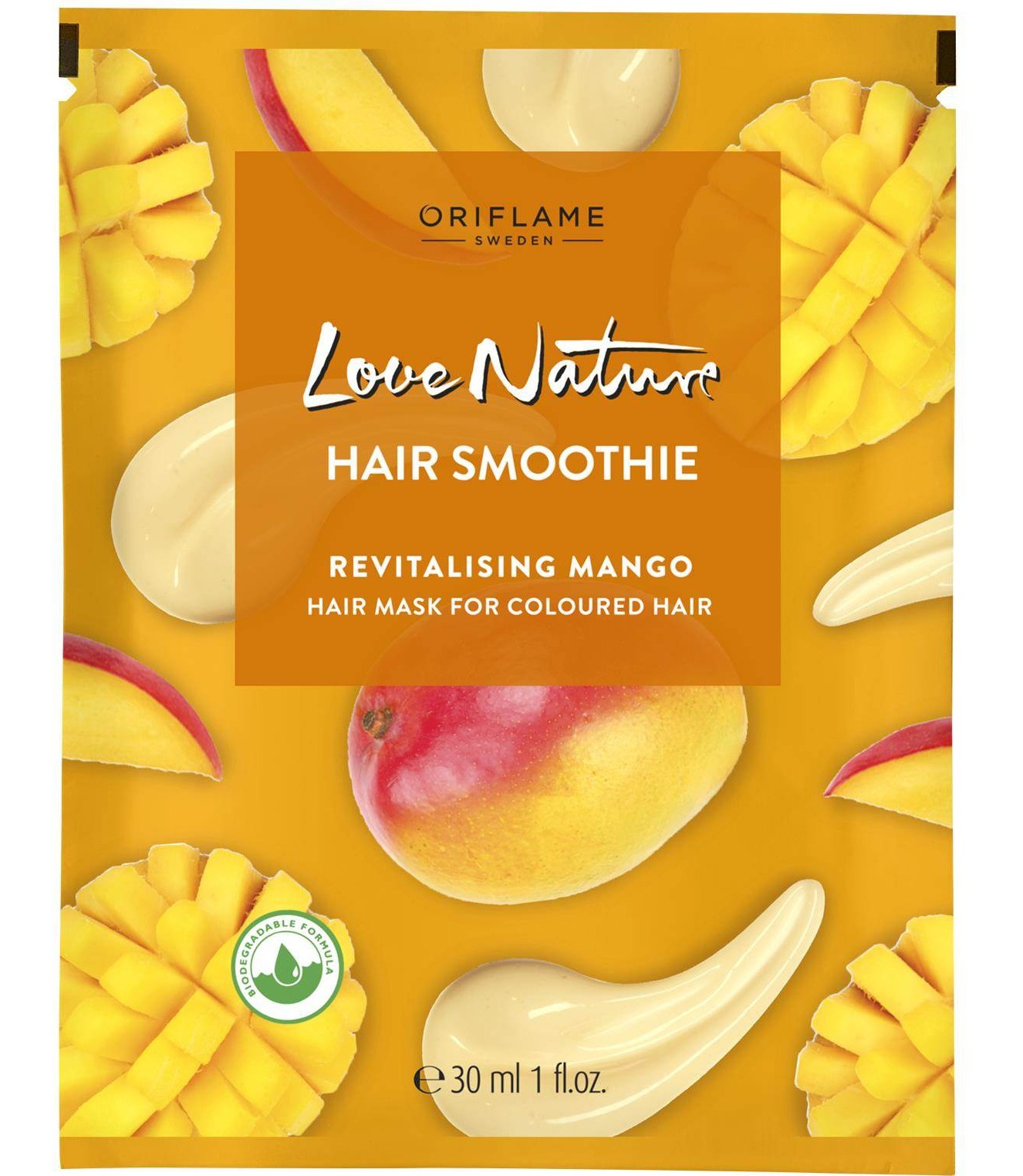 Oriflame Love Nature Hair Smoothie Revitalising Mango Hair Mask